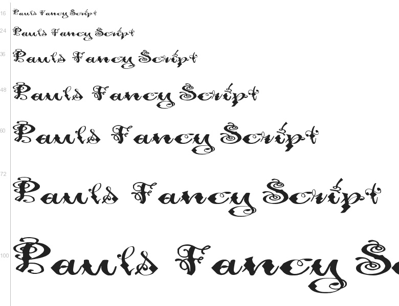 fancy script alphabet fonts