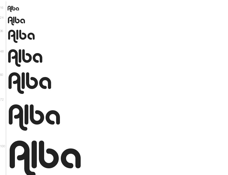 Free font Alba by Fontalicious